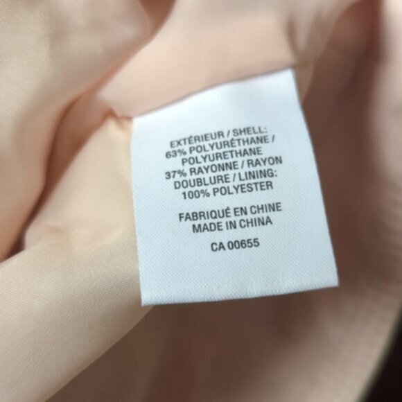 Reitman's faux leather pale baby pink moto jacket - Picture 7 of 7